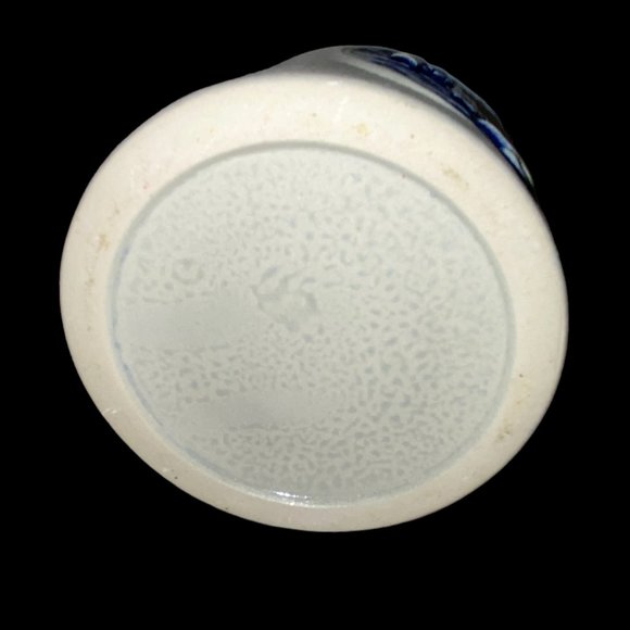 Vintage Gerz Embossed Cobalt Blue Stoneware Beer Stein Mug Germany - Picture 6 of 6